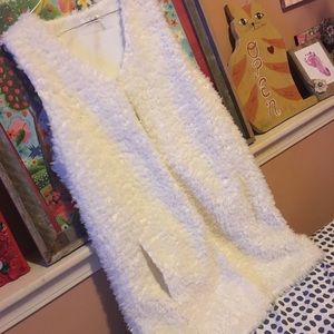 Simply Noelle sleeveless, long vest - One Size